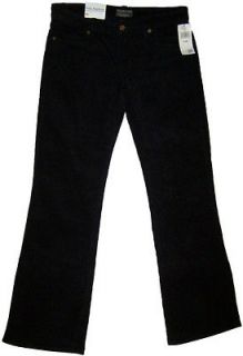   Jeans Co. Ralph Lauren Womens Stretch Corduroy pants Black NWT Ö