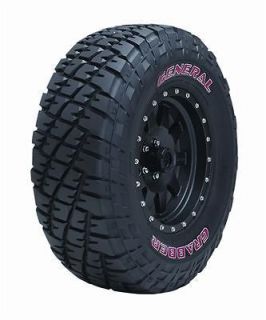 General Grabber Tire 35 x 12.50 17 Solid Red Letters 04568210000