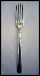 Oneida Wm. A Rogers Capri 1935 Dinner Fork Triple Silverplate Art Deco 