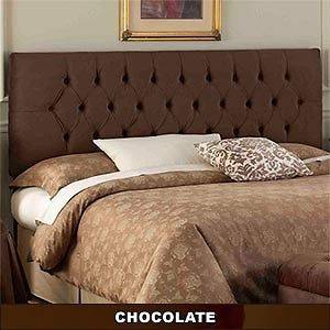 New Dixon Chocolate Queen Headboard Upholstered & Handmade in the USA