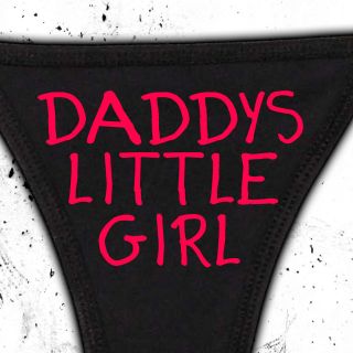 DADDYS LITTLE GIRL intimate Bikini Panties Funny Thongs
