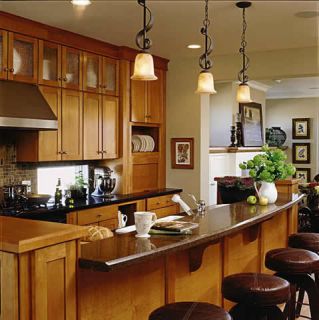 Kitchen Cabinets FULL SET   Aristokraft Winstead Maple Fawn