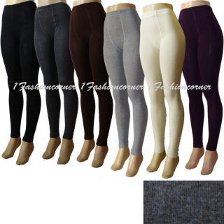 L44 Winter,Thick,Knit,Sweater Footless Tights L,XL.Black,Gray,Brown 