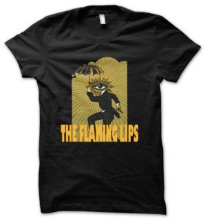 THE FLAMING LIPS Alternative Rock Band Mens T Shirt Black