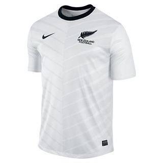 New Zealand Nike All Whites Soccer Home Jersey Shirt 2012 13   Size S 