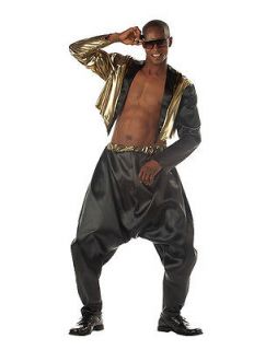 1990s Old School Rapper MC Hammer Parachute Pants Jacket Costume