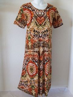 Travel Knit Dress #688, long, NEW, A Line, S/S, stretchy wash&wear 