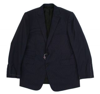 Ralph Lauren Purple Label Navy Wool Suit 44 L New $4895