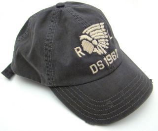 Nwt Denim & Supply Ralph Lauren Indian Chief Head Baseball Hat O/S