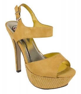 mustard yellow heels