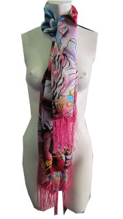 NEW ED HARDY Womens Embellishment Silk Scarf Red Style#1823 FR Red