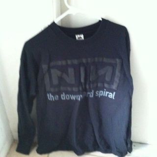Nine Inch Nails NIN Self Destruct 1994 Long Sleeve T Shirt XL Downward 