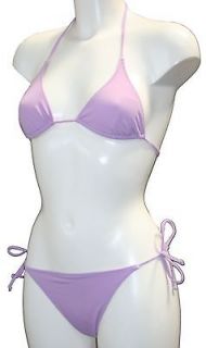 Calzedonia Plain Lilac Lined Triangle Bikini 36 Bust Size 12
