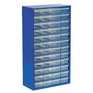 Blue Metal Storage Drawer Cabinet, 48 Drawers, Small Parts Storage