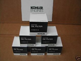 NEW Lot of 6 Kohler Oil Filters 12 050 01 S