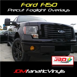 09 11 F150 Fog light Euro Yellow Overlays TINT Kit Film