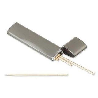 Travel Pocket Metal Toothpick Holder  Oral Health Care