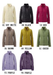 UNIQLO Premium Down Ultra Light Jacket for Women Pocketable with Porch 