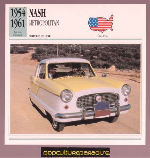 nash metropolitan car in Nash