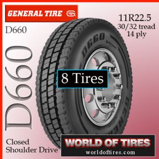 tires General D660 11R22.5 semi truck tire 11r22.5 11r225 truck tires 