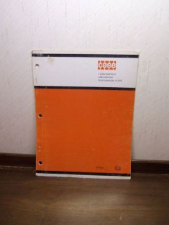 Case H90 K90 Lawn Sweeper Parts Catalog A1321 
