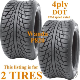   50 10 Wanda Journey P820 low profile GOLF CART TIREs 4ply DOT approved