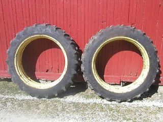 Firestone 11.2x38 Field & Road rear tractor tires 98% tread & John 