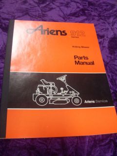 Ariens 912 Series Riding Mower Parts Manual