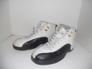 Nike Air Jordan XII 12 retro White/Black Taxi Size11