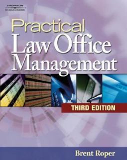 Practical Law Office Management by Brent D. Roper 2006, Paperback 