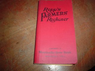 ROPPS FARMERS RECKONER BOOK