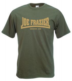 Joe Frazier Smokin Joe   T Shirt, Boxing Legend, Heavyweight Champ,