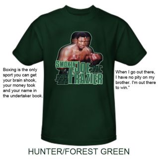 Smokin Joe Frazier RIP Boxing Champ retro t shirt