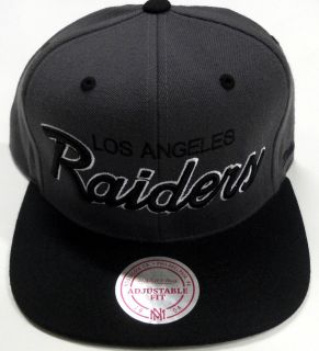NFL Oakland Raiders Mitchell and Ness Los Angeles Vintage Snapback Hat 