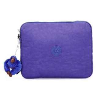 KIPLING MAKOTA IPAD CASE / TABLET SLEEVE Bright Blue (Purple)