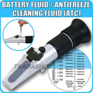 Battery Acid Antifreeze Liquid Cleaning Fluid Glycol Refractometer ˚C