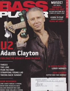 JAN 2006 BASS PLAYER guitar music magazine U2   ADAM CLAYTON