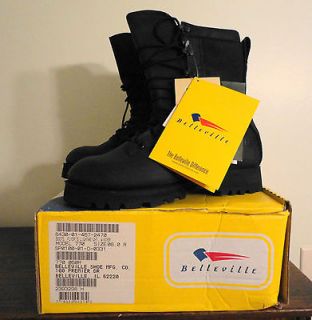 Air Force Issued Belleville Boots   Black Flyers Winter Boots   Size 