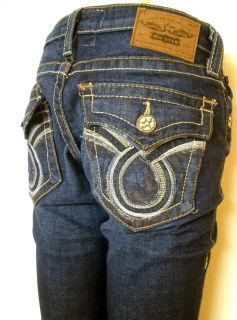 AUTHENTIC Vintage Womens BIG STAR DENIM LIV Boot Cut Jeans Flap 