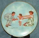 BABYS FIRST STEP NORMAN ROCKWELL COLLECTOR PLATE NORMAN ROCKWELL 