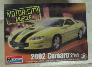   Revell Monogram Motor City 2002 Camaro 2n1 Model Car Kit BNIB 125