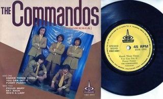 Rare Indonesia Malay Band The Commandos Ocean Record Label 7 MEP143