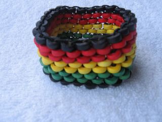   ~RASTA~WOODEN~MARLEY~SELASSIE~BEADED~ETHIOPIA~JAMAICA~BRACELET  NEW