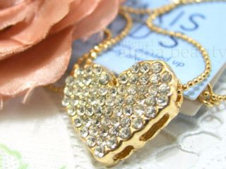 Paris Kids Japan Jewelry   Diamond Big Heart Necklace