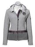 New Pikeur Ladies Akira Fleece Zip Jacket Grey Size 10 16