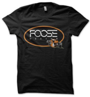 Chip FOOSE* Design Automotive Logo Mens T Shirt Black