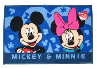 Brand new Area Accent Rug Mikey & Minnie Mouse Door Mat Carpet # Blue