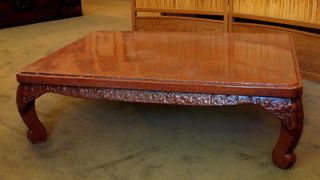 Vintage Japanese Noto Lacquered Low Coffee Table Furniture