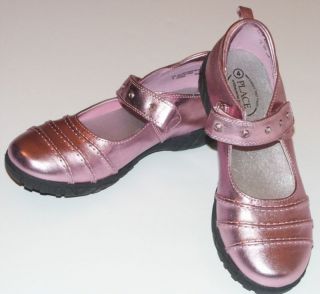 New CHILDRENS PLACE TCP Pink Ice Mary Jane Youth SHOES