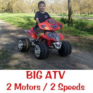 Quad for Kids Electric Ride On ATV 2 Battery 12V Power